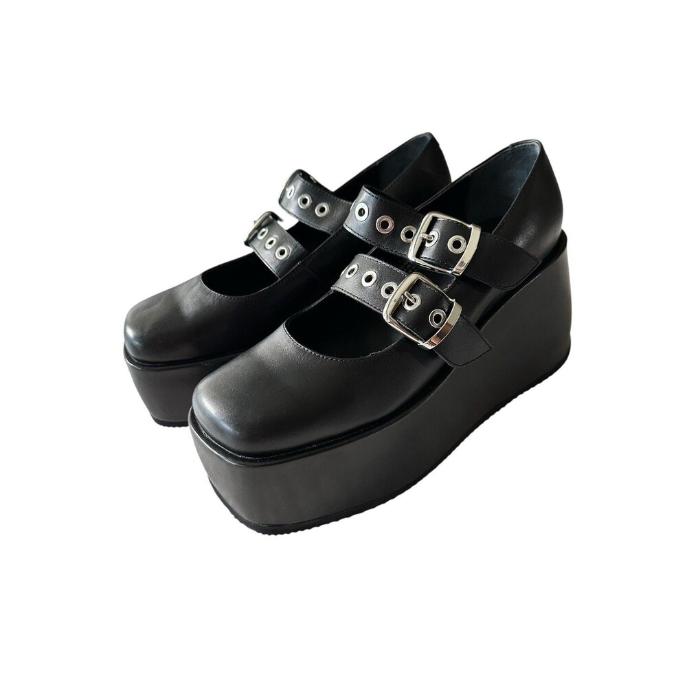 Free People Black Platform Shoes